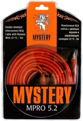 Межблочный кабель для автоакустики Mystery MPRO 5.2 от компании Бесплатная доставка по Беларуси - фото 1