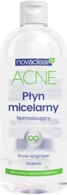 Мицеллярная вода Novaclear Acne Нормализующая от компании Бесплатная доставка по Беларуси - фото 1