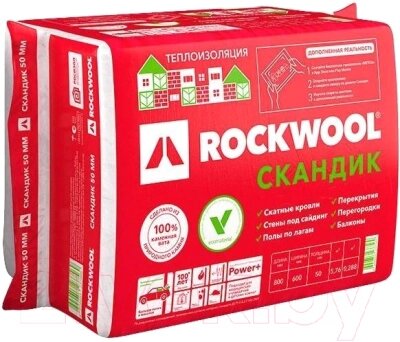 Минеральная вата Rockwool Лайт Баттс 1000x600x50 от компании Бесплатная доставка по Беларуси - фото 1