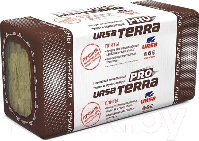 Минеральная вата Ursa Terra 34 PN Pro 4 1000-610-100 от компании Бесплатная доставка по Беларуси - фото 1