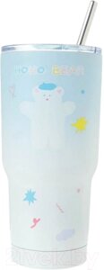 Многоразовый стакан Miniso HoHo Bear Summer Sparkling Ice Series / 5555