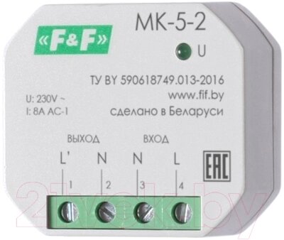 Модуль защиты контактов Евроавтоматика MK-5-2 / EA06.002.002 от компании Бесплатная доставка по Беларуси - фото 1