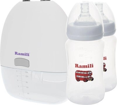 Молокоотсос электрический Ramili С двумя дополнительными бутылочками 240ML / SE150240MLX2 от компании Бесплатная доставка по Беларуси - фото 1