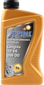 Моторное масло ALPINE Longlife 12 FE 0W30 / 0101481