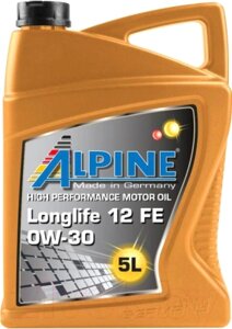 Моторное масло ALPINE Longlife 12 FE 0W30 / 0101482