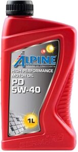 Моторное масло ALPINE PD Pumpe-Duse 5W40 / 0100161