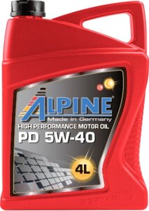 Моторное масло ALPINE PD Pumpe-Duse 5W40 / 0100169