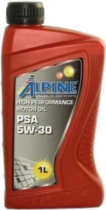 Моторное масло alpine PSA 5W30 / 0101381