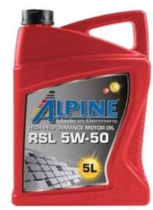 Моторное масло alpine RSL 5W50 / 0101422