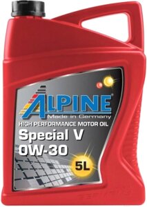 Моторное масло ALPINE Special V 0W30 / 0101642