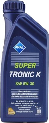 Моторное масло Aral SuperTronic K 5W30 от компании Бесплатная доставка по Беларуси - фото 1