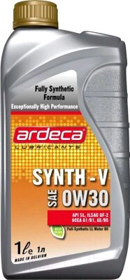 Моторное масло Ardeca Synth-V 0W30 / P01181-ARD001 от компании Бесплатная доставка по Беларуси - фото 1