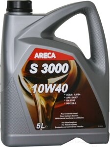 Моторное масло Areca S3000 10W40 / 12102