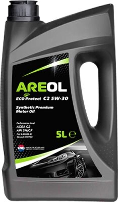 Моторное масло Areol Eco Protect C2 5W30 / 5W30AR071 от компании Бесплатная доставка по Беларуси - фото 1