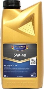 Моторное масло Aveno HC Synth 5W40 LS UN / 0002-000034-001