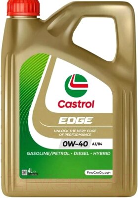 Моторное масло Castrol Edge 0W40 A3/B4 / 15F6B5 от компании Бесплатная доставка по Беларуси - фото 1