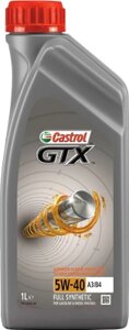 Моторное масло Castrol GTX 5W40 A3/B4 / 15B9F6