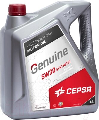 Моторное масло Cepsa Genuine Synthetic 5W30 / 512563690 от компании Бесплатная доставка по Беларуси - фото 1