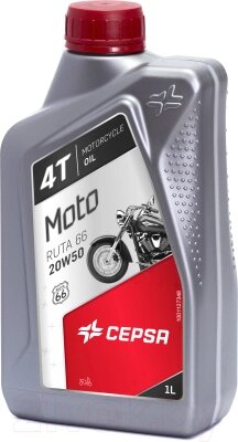 Моторное масло Cepsa Moto 4T Ruta 66 20W50 от компании Бесплатная доставка по Беларуси - фото 1