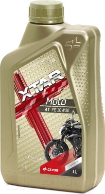 Моторное масло Cepsa Xtar Moto 4T FE 10W30 / 514274191 от компании Бесплатная доставка по Беларуси - фото 1