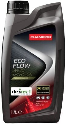 Моторное масло Champion Eco Flow 5W30 SP/RC G6 / 1047282 от компании Бесплатная доставка по Беларуси - фото 1