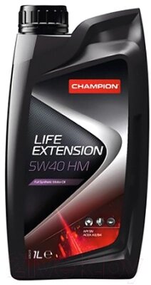 Моторное масло Champion Life Extension 5W40 HM / 8227448 от компании Бесплатная доставка по Беларуси - фото 1