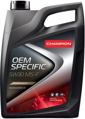 Моторное масло Champion OEM Specific MS-F 5W30 / 8209413 от компании Бесплатная доставка по Беларуси - фото 1