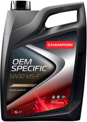 Моторное масло Champion OEM Specific MS-F 5W30 / 8209512 от компании Бесплатная доставка по Беларуси - фото 1