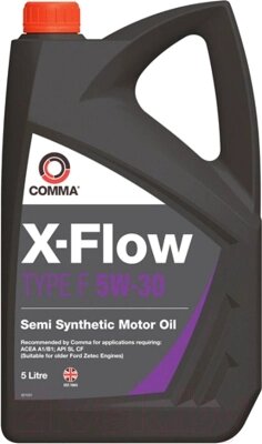 Моторное масло Comma X-Flow Type F 5W30 / XFF5L от компании Бесплатная доставка по Беларуси - фото 1