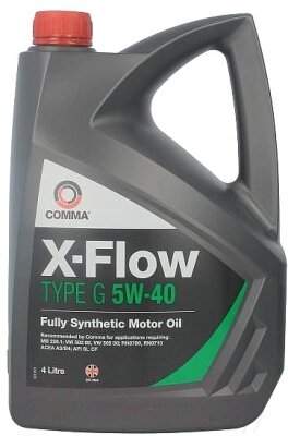 Моторное масло Comma X-Flow Type G 5W40 / XFG4L от компании Бесплатная доставка по Беларуси - фото 1