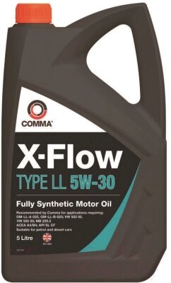 Моторное масло Comma X-Flow Type LL 5W30 / XFLL5L от компании Бесплатная доставка по Беларуси - фото 1