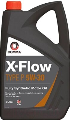 Моторное масло Comma X-Flow Type P 5W30 / XFP5L от компании Бесплатная доставка по Беларуси - фото 1