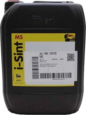 Моторное масло Eni I-Sint MS 5W30 от компании Бесплатная доставка по Беларуси - фото 1