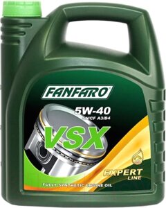 Моторное масло fanfaro VSX 5W40 SN/CH-4 / FF6702-5