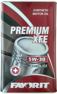 Моторное масло Favorit Premium XFE 5W30 API SN/CF Metal / 53398 от компании Бесплатная доставка по Беларуси - фото 1