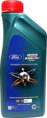 Моторное масло Ford Castrol Magnatec Diesel 0W20 / 15F73D от компании Бесплатная доставка по Беларуси - фото 1