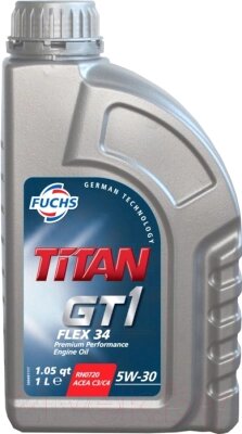 Моторное масло Fuchs Titan GT1 Flex 34 5W30 / 601424380 от компании Бесплатная доставка по Беларуси - фото 1