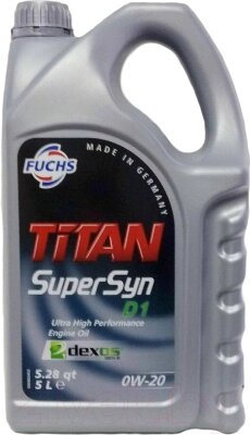 Моторное масло Fuchs Titan Supersyn D1 0W20 / 601425646 от компании Бесплатная доставка по Беларуси - фото 1