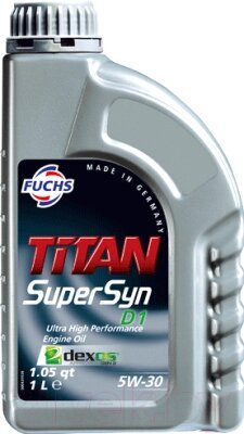 Моторное масло Fuchs Titan Supersyn D1 5W30 601425622/602014177 от компании Бесплатная доставка по Беларуси - фото 1