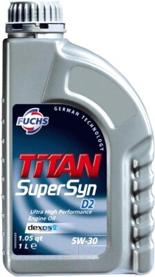 Моторное масло Fuchs Titan Supersyn D2 5W30 / 601887734 от компании Бесплатная доставка по Беларуси - фото 1