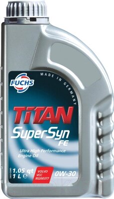 Моторное масло Fuchs Titan Supersyn Fe 0W30 / 600998097 от компании Бесплатная доставка по Беларуси - фото 1