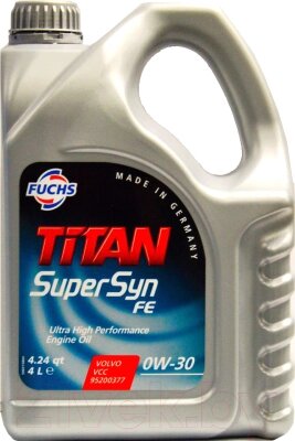 Моторное масло Fuchs Titan Supersyn FE 0W30 / 601425356 от компании Бесплатная доставка по Беларуси - фото 1