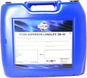 Моторное масло Fuchs Titan Supersyn Longlife 5W40 / 601236570