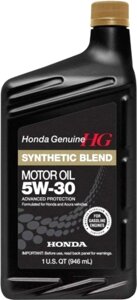 Моторное масло Honda Synthetic Blend 5W30 SN GF-5 / 087989134