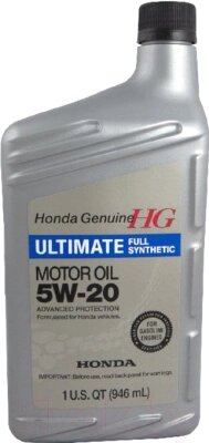 Моторное масло Honda Ultimate Full Synthetic SN 5W20 / 087989038 от компании Бесплатная доставка по Беларуси - фото 1