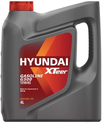 Моторное масло Hyundai XTeer Gasoline G500 10W40 / 1041044 от компании Бесплатная доставка по Беларуси - фото 1