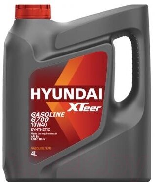 Моторное масло Hyundai XTeer Gasoline G700 10W40 / 1061014 от компании Бесплатная доставка по Беларуси - фото 1