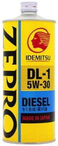 Моторное масло Idemitsu Zepro Diesel 5W30 DL-1 / 2156054