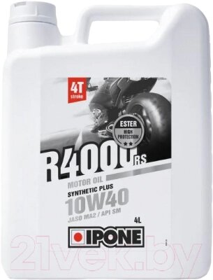 Моторное масло Ipone R4000 RS Synthetic Plus 10W40 / 800030 от компании Бесплатная доставка по Беларуси - фото 1