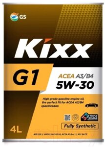 Моторное масло Kixx G1 A3/B4 5W30 / L531044TE1